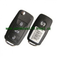 Klíč VW s čipem a dálkovým ovládáním 5K0837202Q