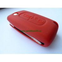 Silikonový obal PEUGEOT 2 tlačítka červený