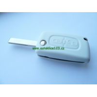 Silikonový obal klíče CITROEN 2 tlačítka bílá