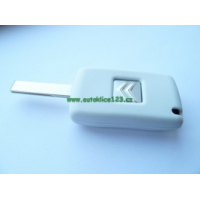 Silikonový obal klíče CITROEN 2 tlačítka bílá