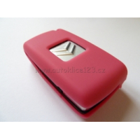 Silikonový obal klíče CITROEN 2 tlačítka růžová