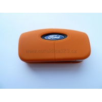 Silikonový obal klíče FORD 3 tlačítka oranžová