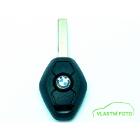 Obal auto klíče BMW 3 tlačítka koso (diamant) HU92