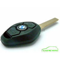 Klíč BMW 3 tlačítka koso (diamant) s planžetou HU92